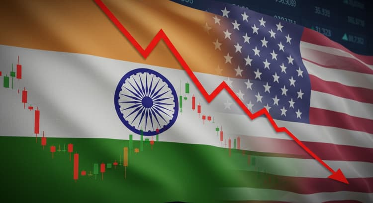 अमेरिकी टैरिफ से भारतीय शेयर बाजार में गिरावट, निवेशकों में चिंता