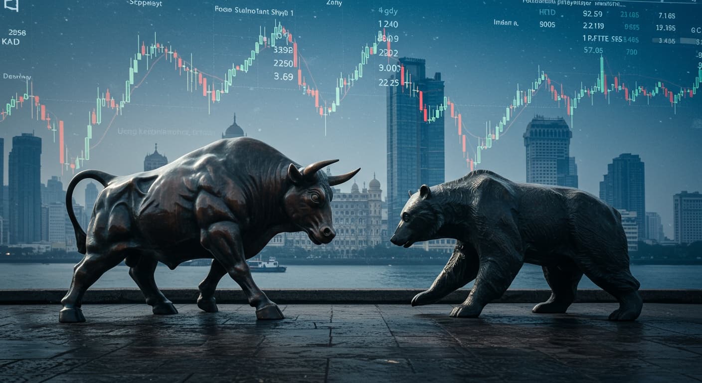 भारतीय शेयर बाजार में उतार-चढ़ाव जारी, अगस्त में नई चुनौतियों का सामना