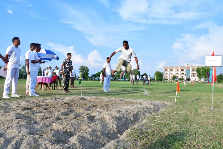 खेल प्रतियोगिता में एसएसबी जवानों ने लिया हिस्सा