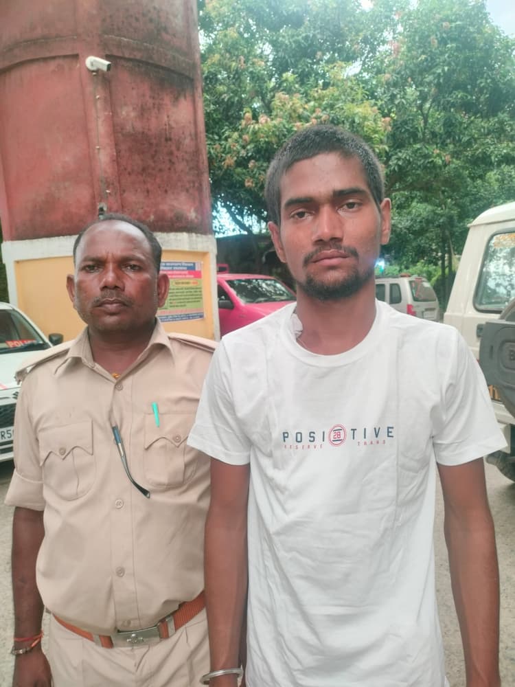 दो युवक हथियार के साथ गिरफ्तार, दो फरार