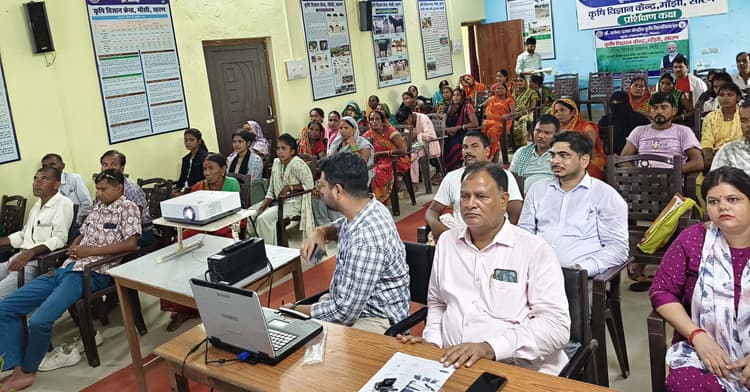 Saran News : वैज्ञानिकों ने किसानों को दी प्राकृतिक खेती की जानकारी