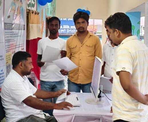 महुआ में दावा-आपत्ति के लिए लगा विशेष कैंप