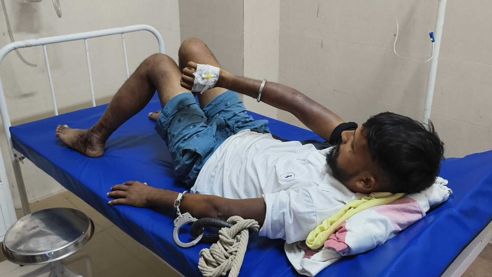 मोबाइल चोरी में आरोपित को पुलिस कस्टडी में पीटा, भर्ती