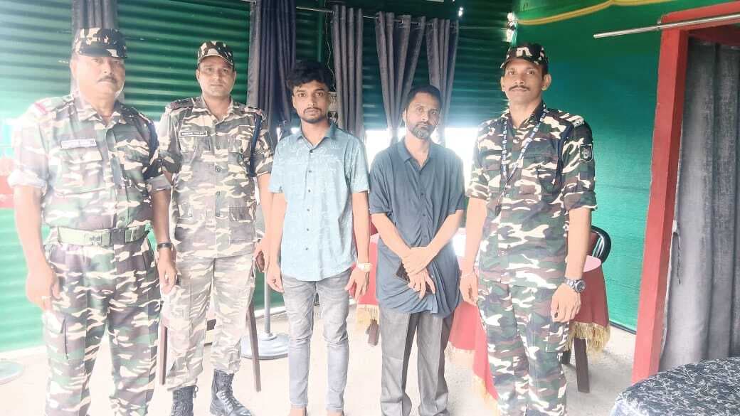 दो बांग्लादेशी को एसएसबी ने पकड़ा