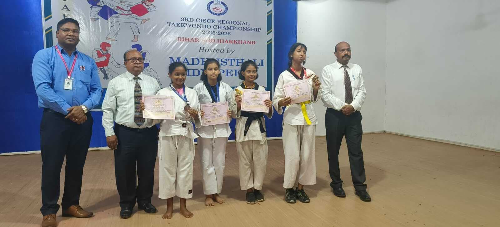 ताइक्वांडो  प्रतियोगिता में 140 खिलाड़ियों ने लिया भाग