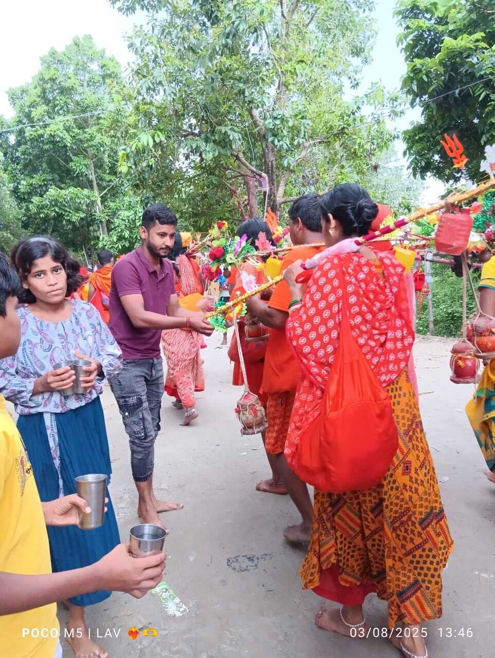 बोल बम सेवा शिविर का आयोजन