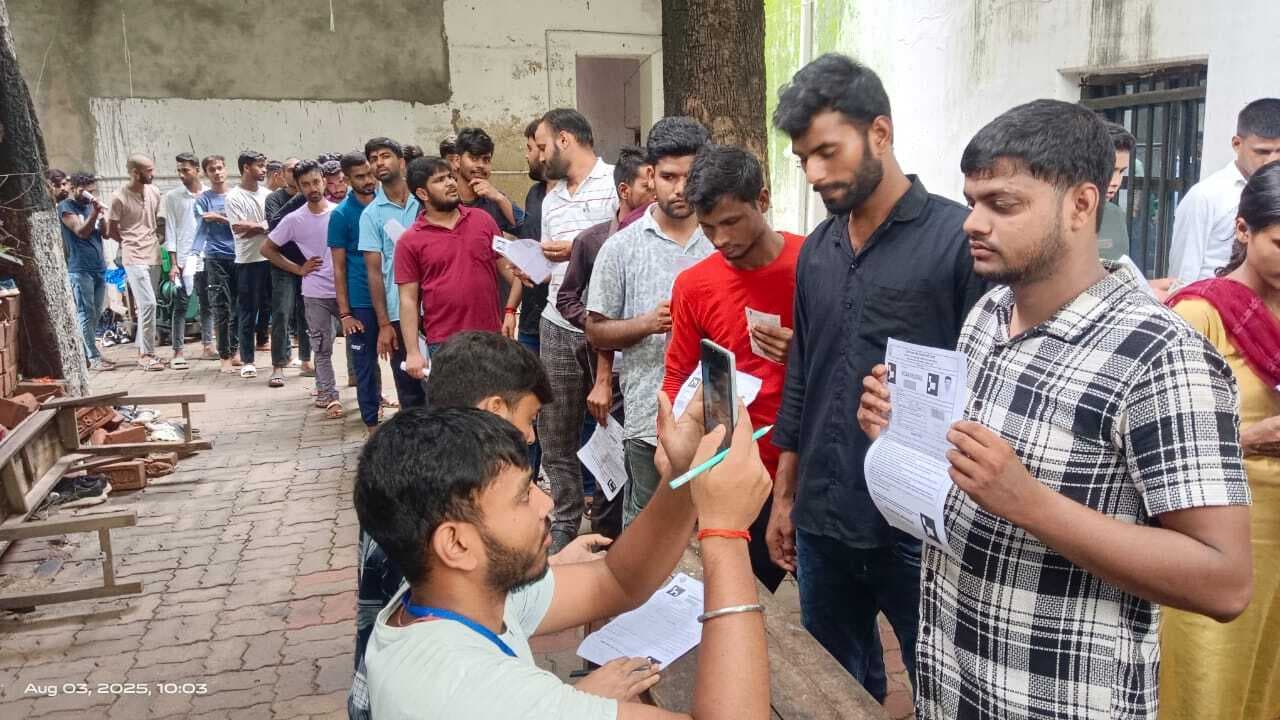 अंतिम व छठे चरण की सिपाही भर्ती परीक्षा हुआ संपन्न