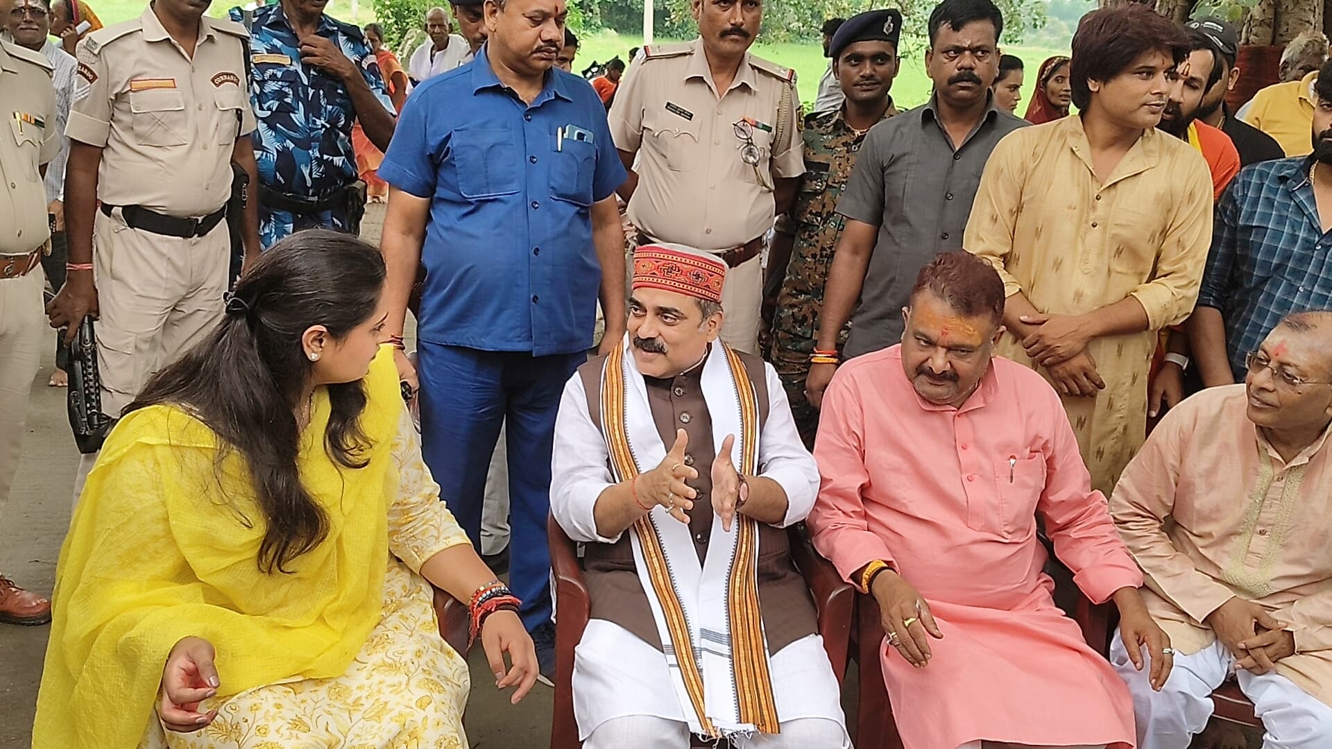 कोटेश्वर नाथ धाम में मोरहर नदी के तट पर सूर्य मंदिर का हुआ शिलान्यास