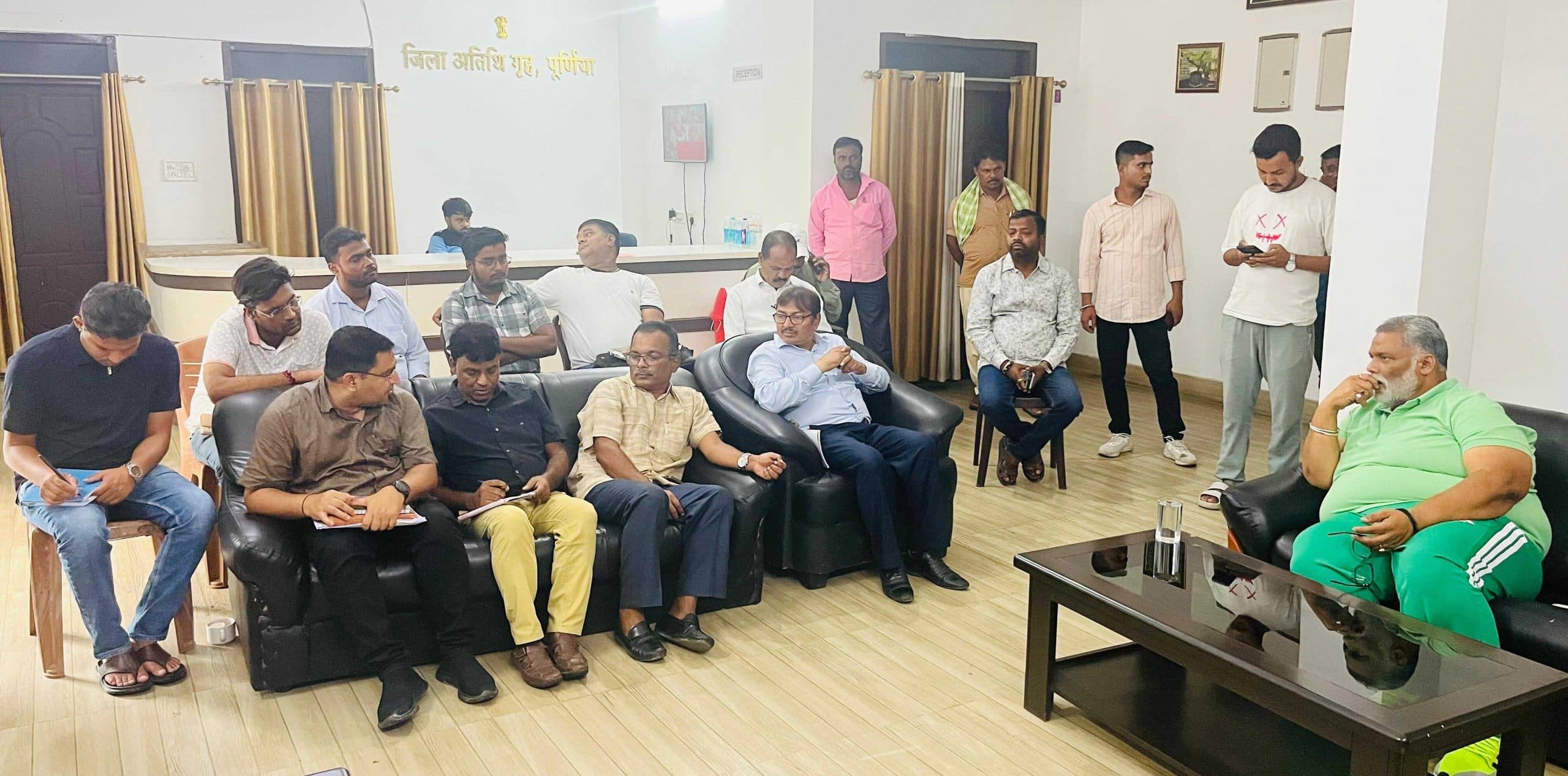 कटाव रोकने के लिए त्वरित व स्थायी समाधान सुनिश्चित हो : पप्पू यादव