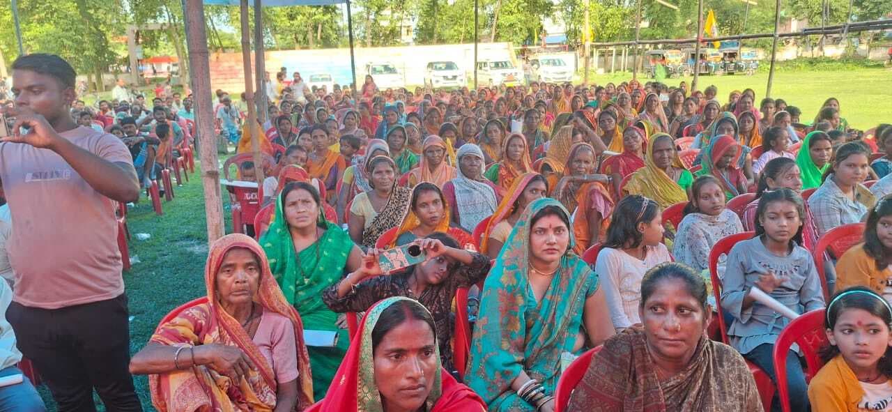 पोठिया में जनसुराज पार्टी की बदलाव बिहार सभा आयोजित