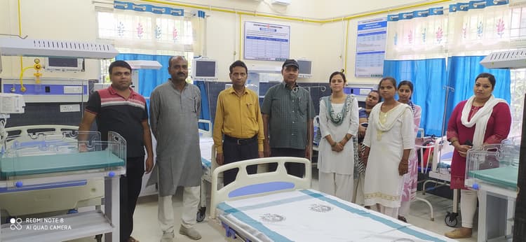 मातृत्व व नवजात शिशु सुरक्षा इकाई बनकर तैयार