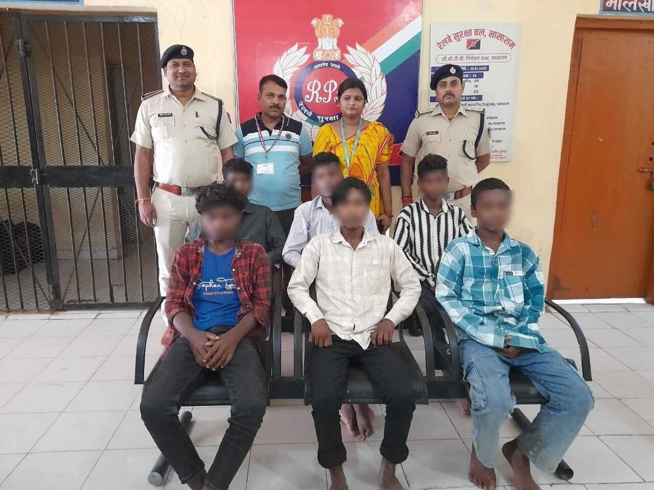 आरपीएफ व सुराजे संस्था ने छह बाल मजदूरों को कराया मुक्त