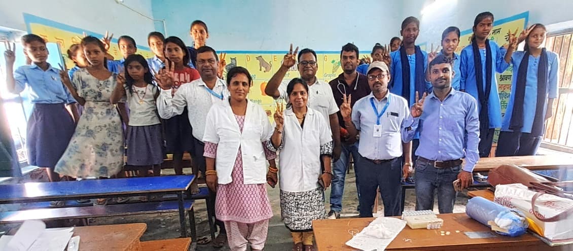 Samastipur News:किशोरियों का किया गया टीकाकरण