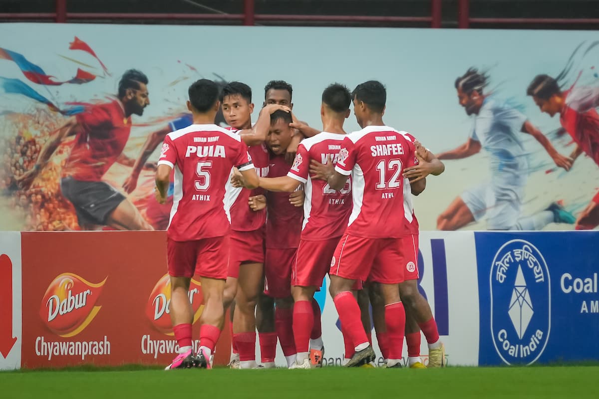 Durand cup match at jrd : भारतीय सेना एफटी ने त्रिभुवन सेना एफसी को हराया