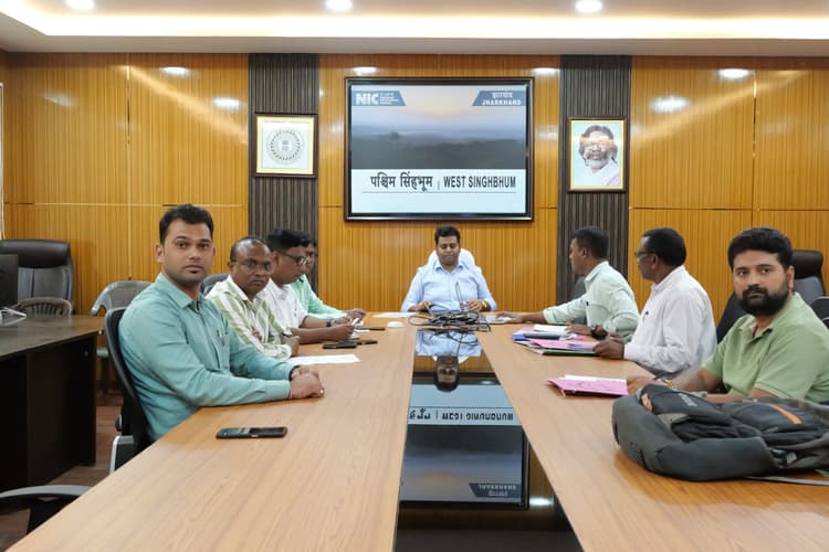Chaibasa News : जिले में 30 सितंबर तक 1,97,310 पौधे रोपे जायेंगे : डीसी