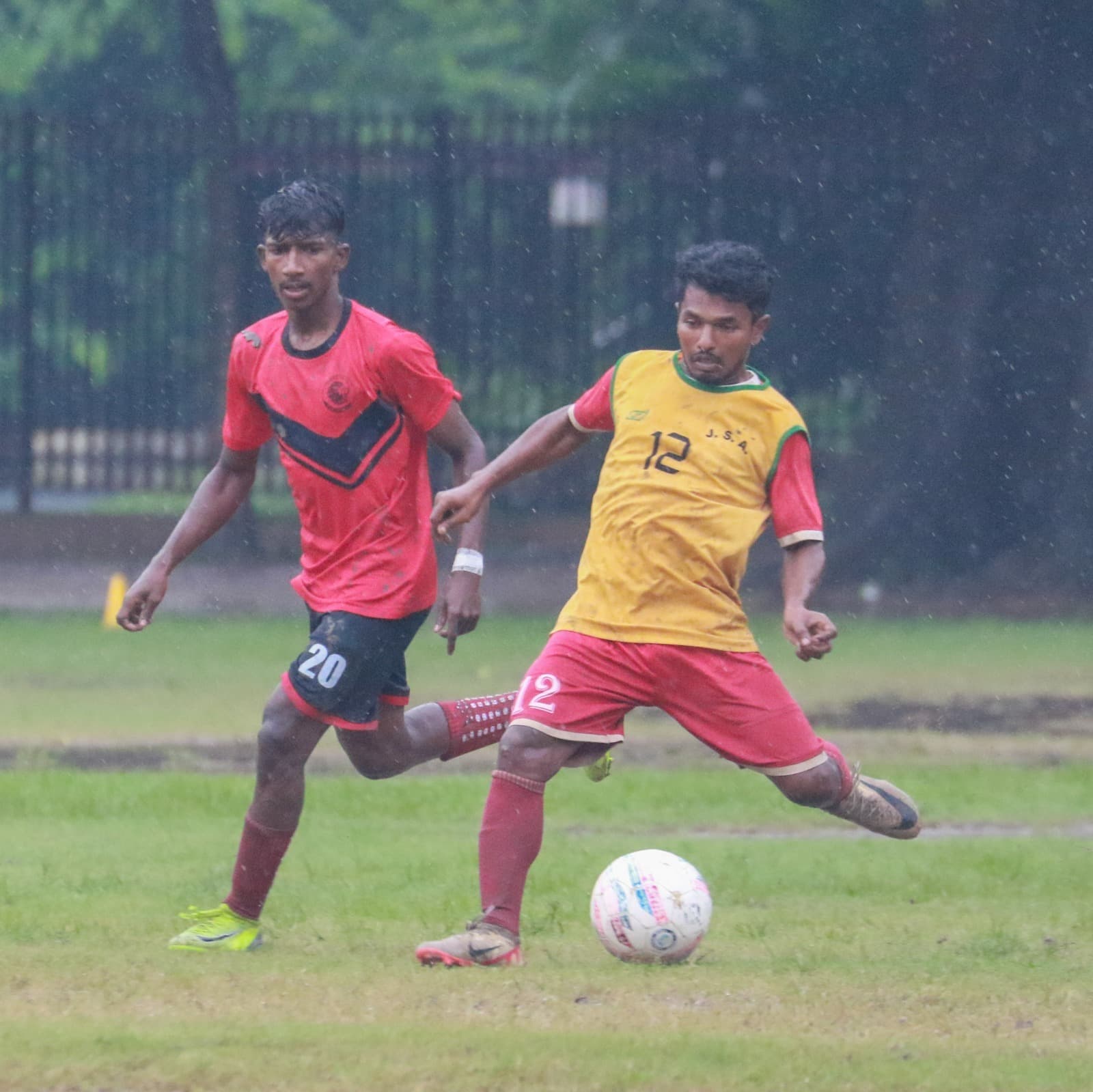 Jsa a division league : जेएसए ए डिवीजन लीग का मैच रहा ड्रॉ