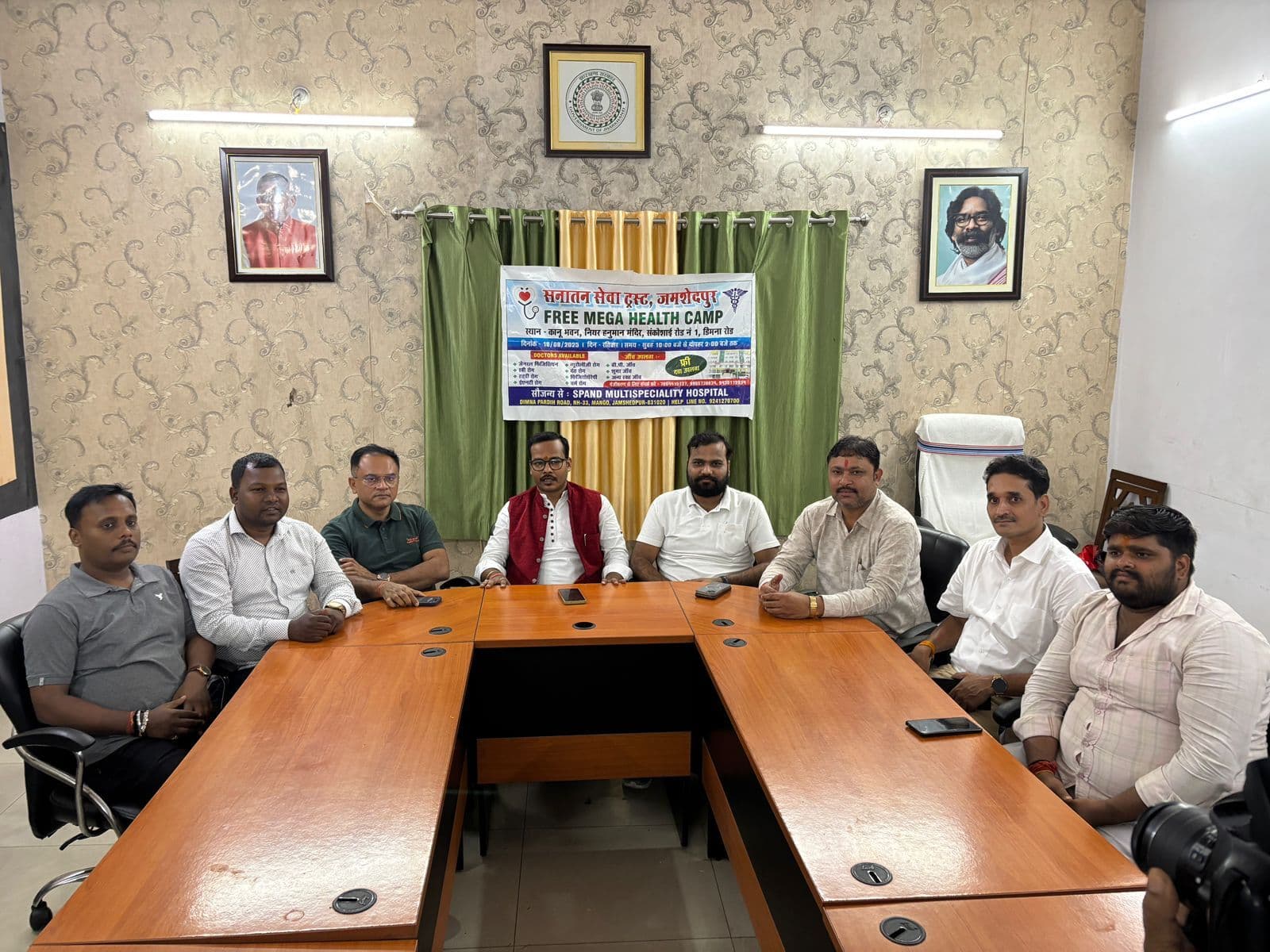 Jamshedpur news. शंकोसाई रोड नंबर एक में 10 को सनातन सेवा ट्रस्ट लगायेगा मुफ्त मेडिकल कैंप