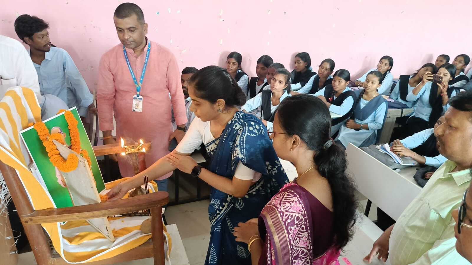 एसपी कॉलेज में मनी अगस्त क्रांति की 82वीं वर्षगांठ