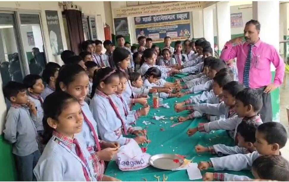 Samastipur News:मार्क इंटरनेशनल स्कूल में मनाया गया रक्षा बंधन उत्सव