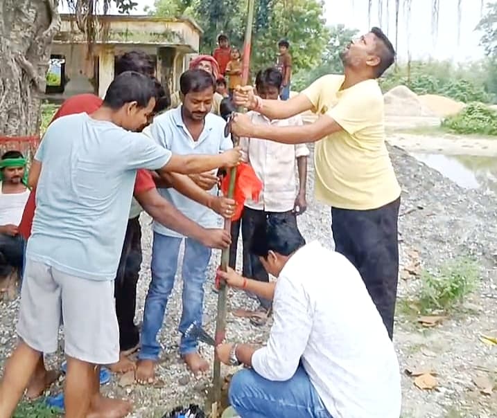 27 से गणपति पूजा महोत्सव को लेकर भूमि पूजन, 28 अगस्त से महापुराण का वाचन