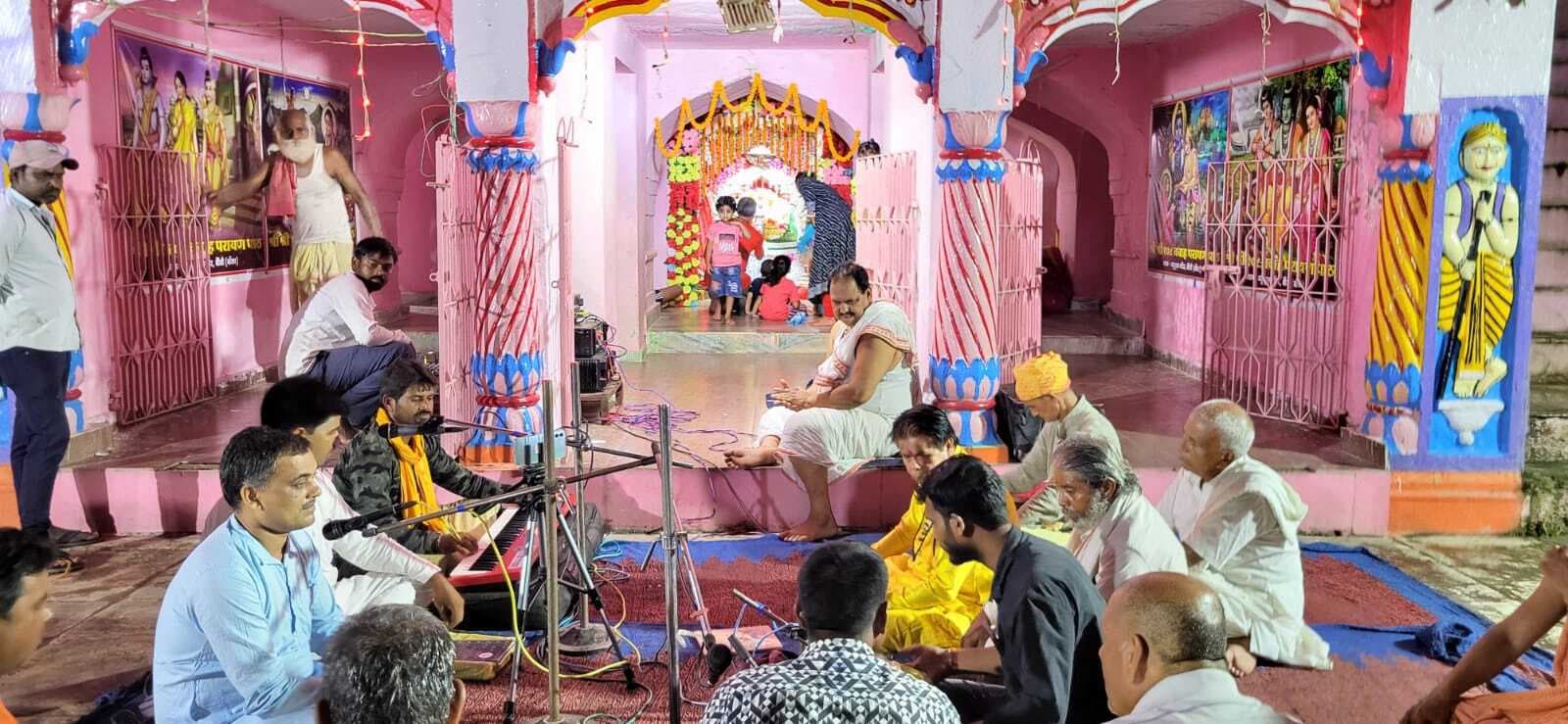 मधुसूदन मंदिर में चल रहे पांच दिवसीय झूलन उत्सव का हुआ समापन