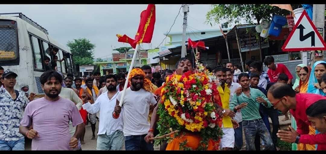 भगवानपुर में धूमधाम से की गयी काली पूजा
