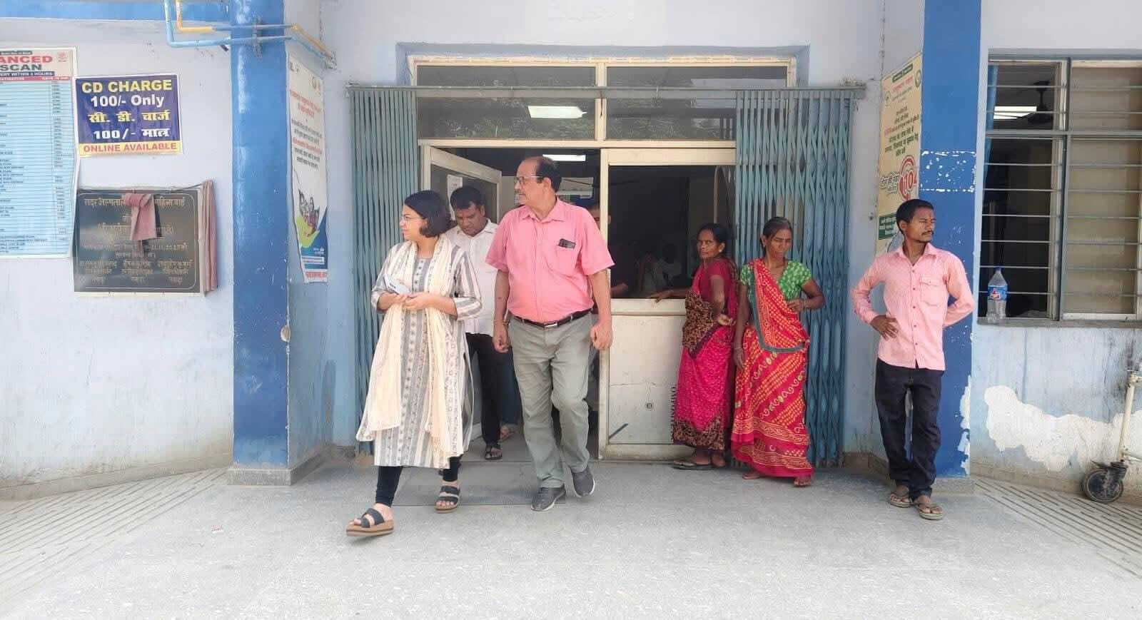 डीडीसी ने किया सदर अस्पताल का  निरीक्षण