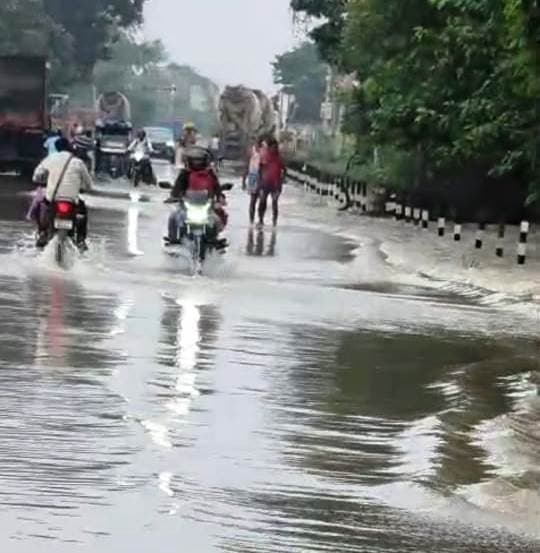 Bhagalpur news सुलतानगंज व अकबरनगर में बाढ़ से तबाही
