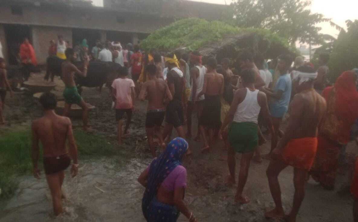 HAJIPUR NEWS. स्नान के दौरान पानी में डूबी भाई को राखी बांधने आयी महिला का शव रक्षाबंधन के दिन बरामद