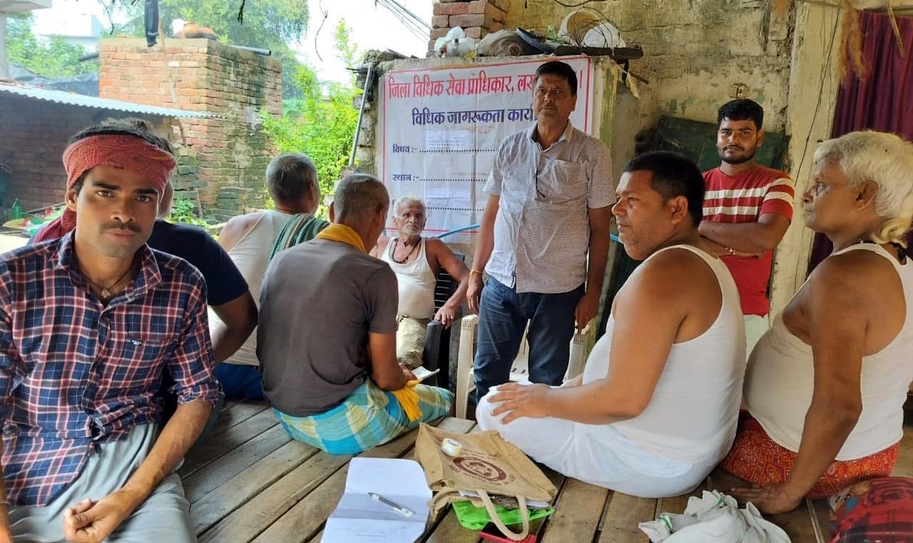 विधिक जागरूकता शिविर में पीसी और पीएनडीटी अधिनियम की दी गयी जानकारी