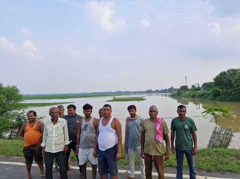 हरिपुर के 200 एकड़ खेत जलमग्न, फसल बर्बाद