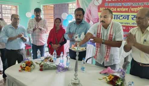 लौगाय में फाइलेरिया उन्मूलन अभियान का विधिवत शुभारंभ