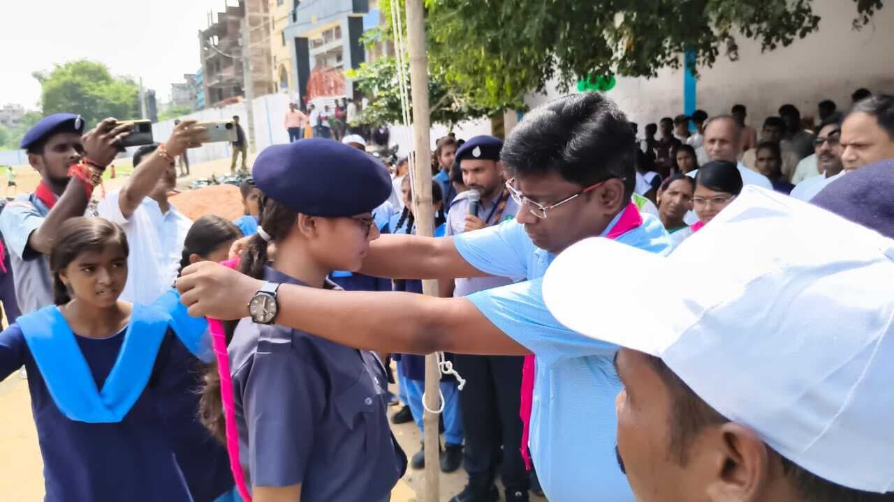 स्काउट के 64 बच्चों का हुआ दीक्षा समारोह, अनुशासन और स्वावलंबन पर जोर