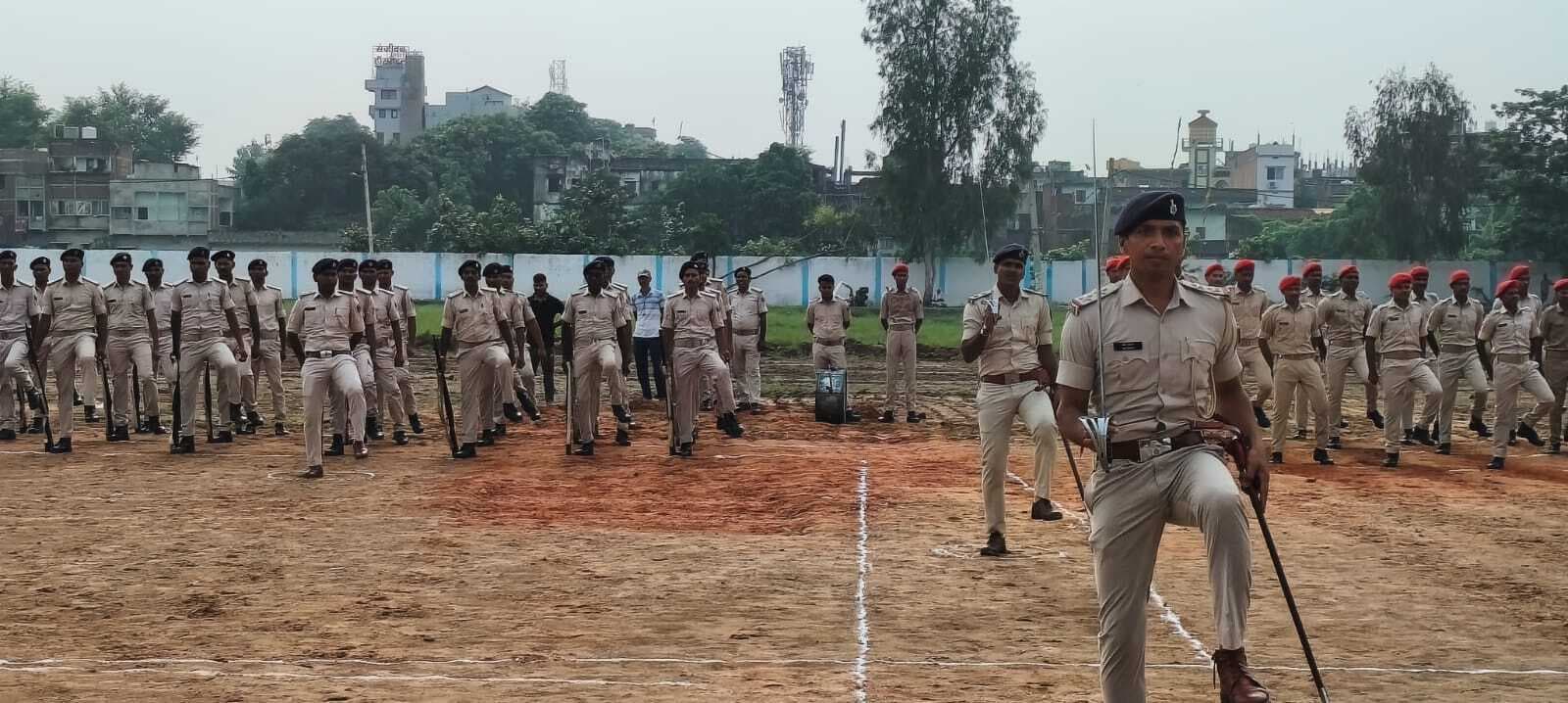 स्वतंत्रता दिवस की तैयारियां शुरू, पूर्वाभ्यास में नौ बटालियन ने लिया हिस्सा
