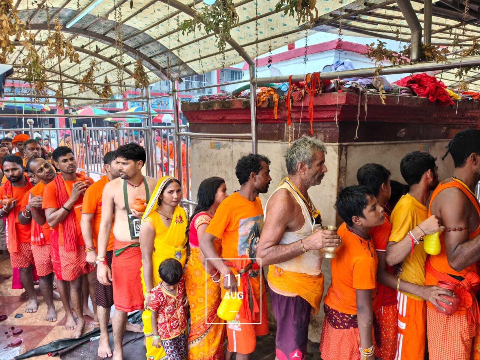 55 हजार श्रद्धालुओं ने किया फौजदारीनाथ को जलार्पण