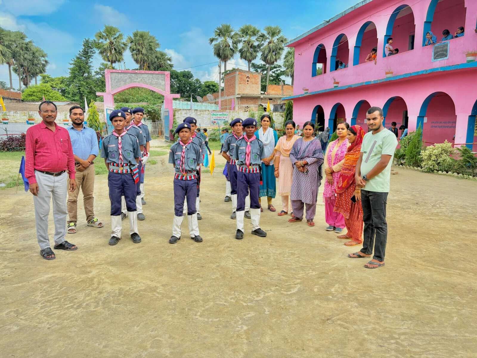 Motihari: गांधी मैदान परेड में भाग लेंगे यूएमएस खैरी उर्दू के छात्र