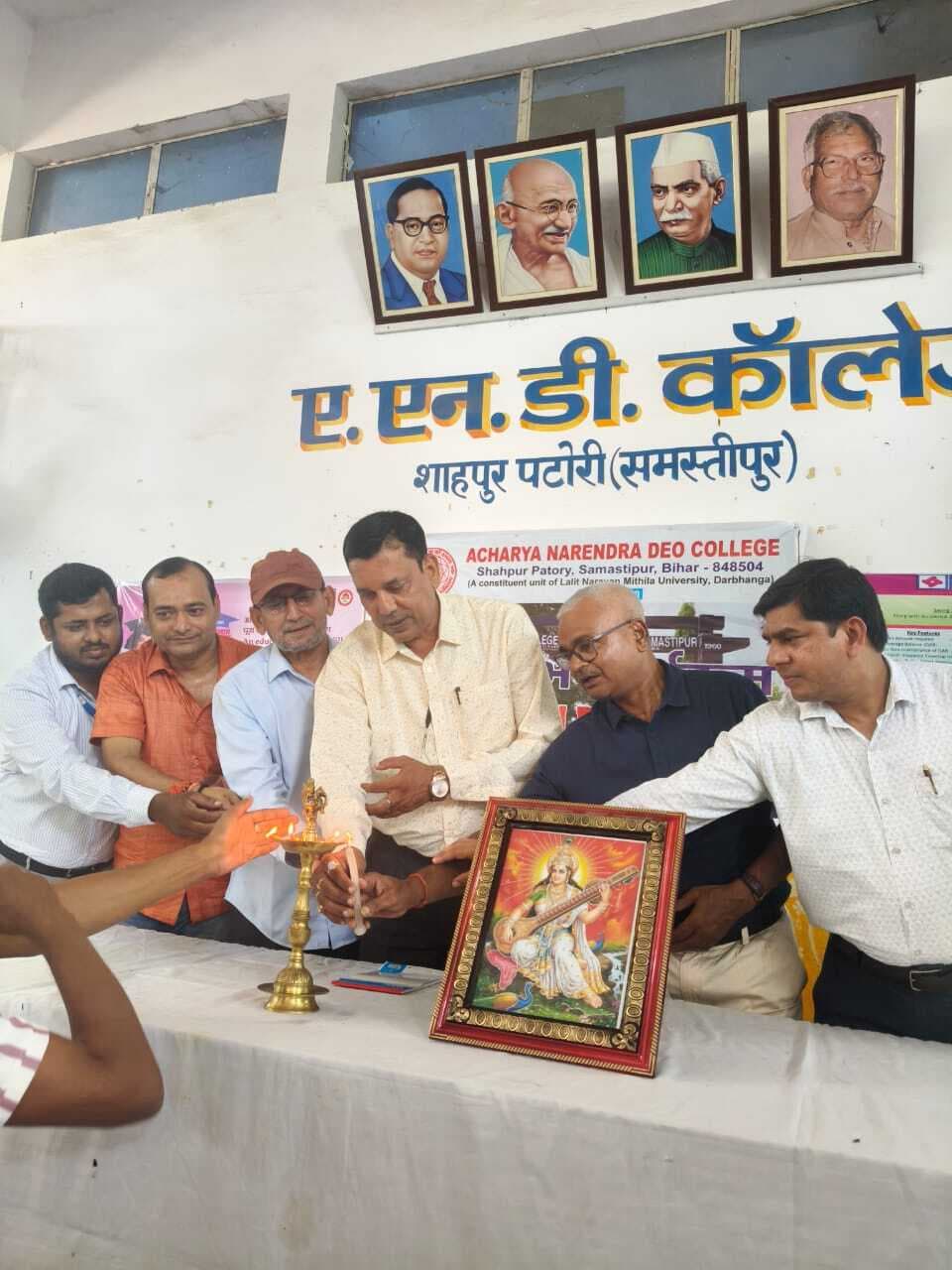 Samastipur News:एएनडी कॉलेज में नये छात्र-छात्राओं का हुआ दीक्षारंभ