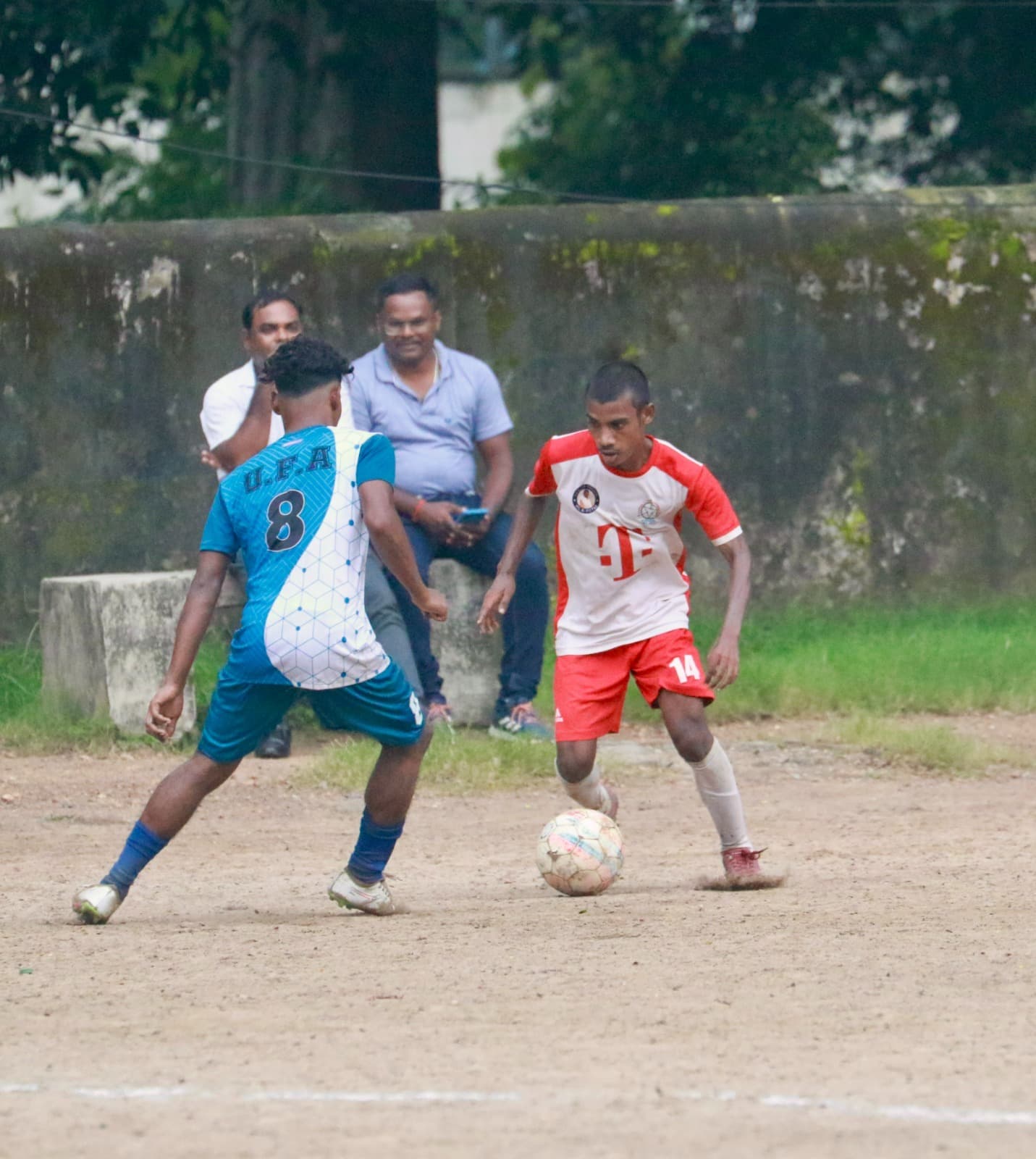 jsa a division league at armoury ground: यूनाइटेड फुटबॉल एकेडमी ने सरना डॉटकॉम को हराया