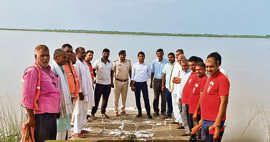 Gopalganj News  : फिर से बढ़ने लगा गंडक नदी का जल स्तर, चिंता में दियारे के लोग