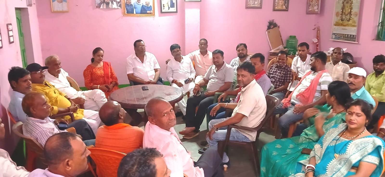 Bhagalpur news बाढ़ प्रभावित इलाकों में सुविधा सुनिश्चित करने को एनडीए की बैठक