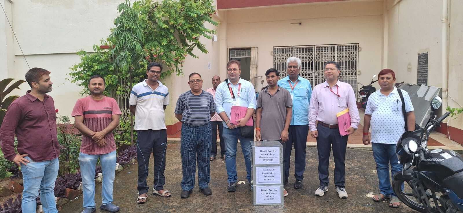 अंगीभूत में 95.59% व सम्बद्ध महाविद्यालयों में 89.61% मतदान