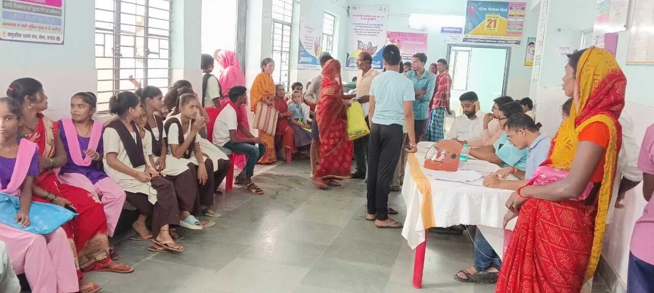 शिविर में दिव्यांग बच्चों की हुई दिव्यांगता जांच