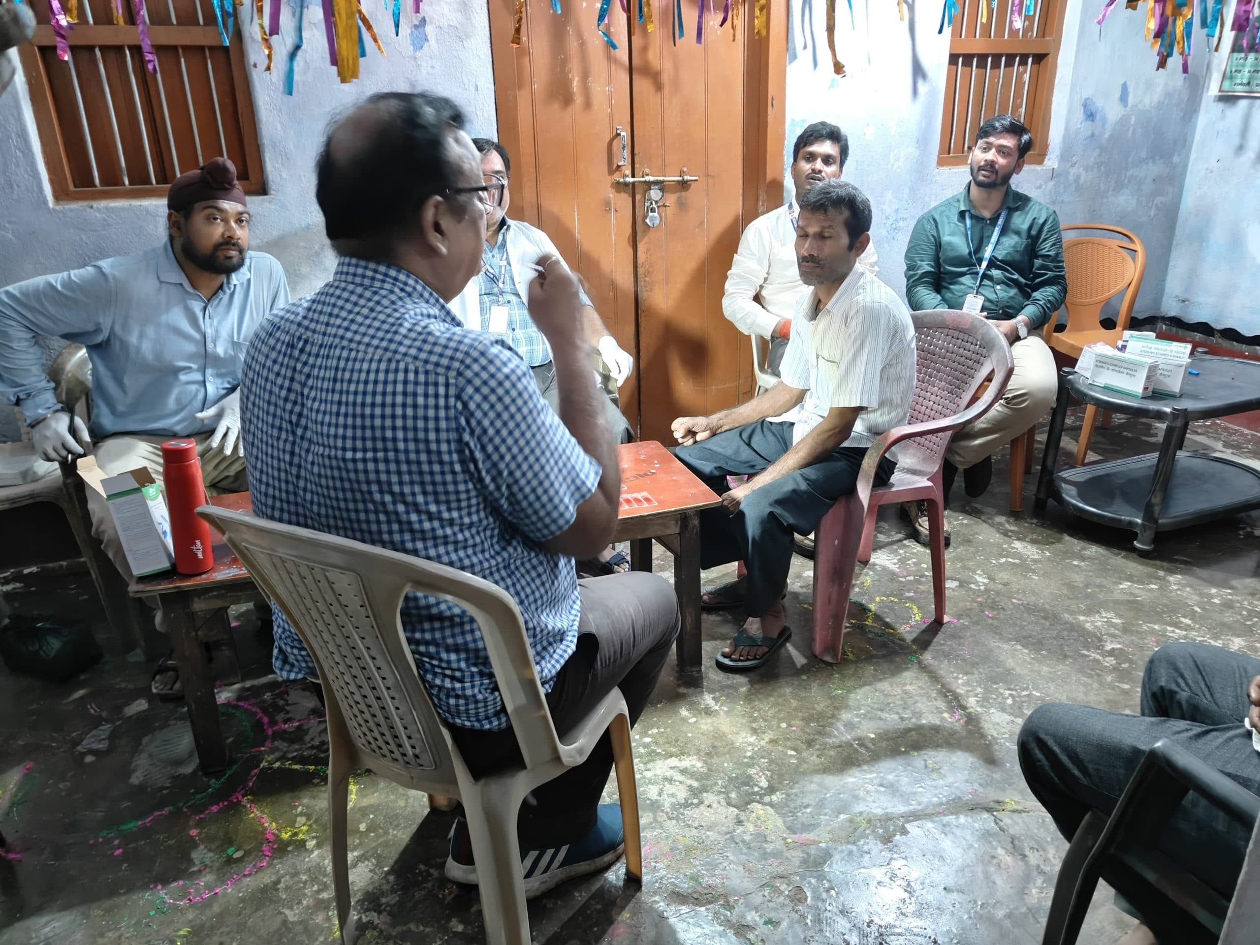 प्रखंड के बगवां में रात्रि ब्लड संग्रह कार्यक्रम का हुआ आयोजन