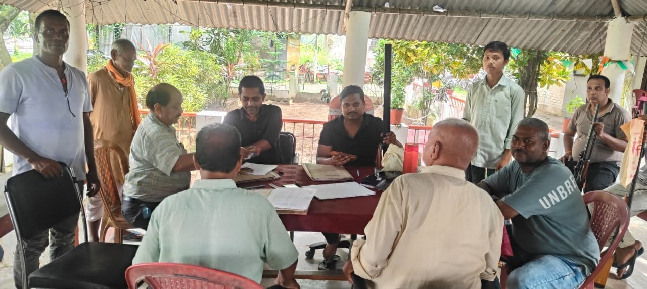 सिकटी थाने में 17 शस्त्रों का कराया गया भौतिक सत्यापन