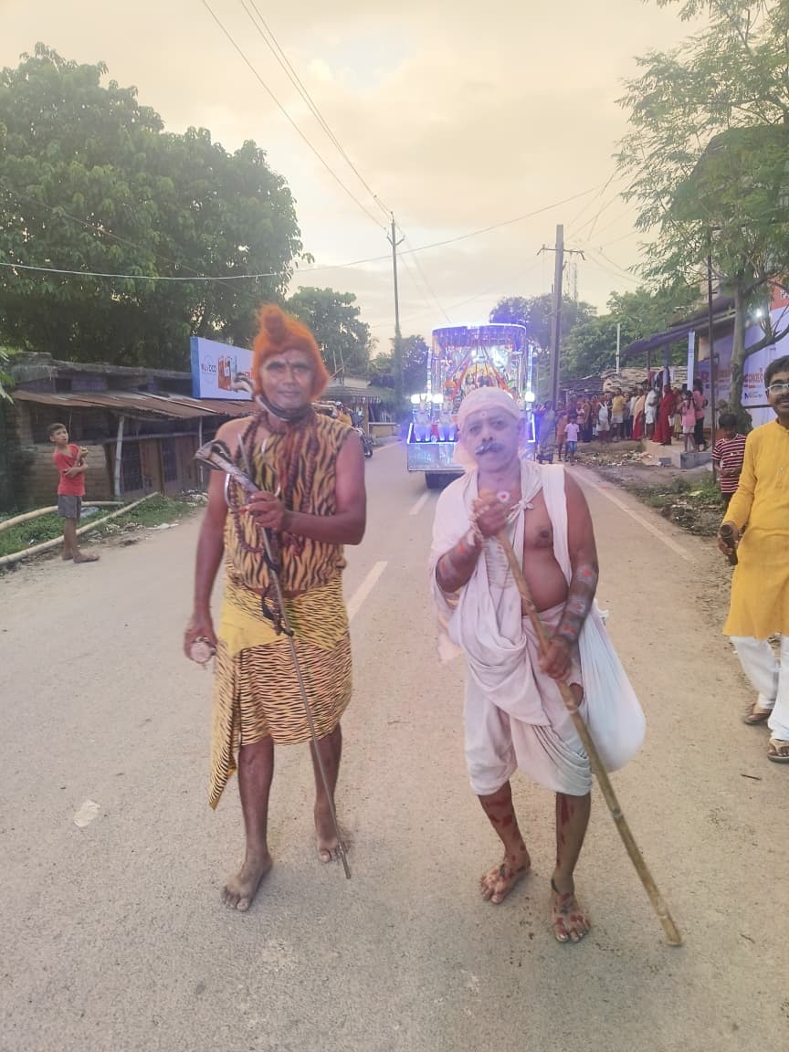 जन्माष्टमी पर मुन्नापटाल से तालझारी तक निकाली झांकियां