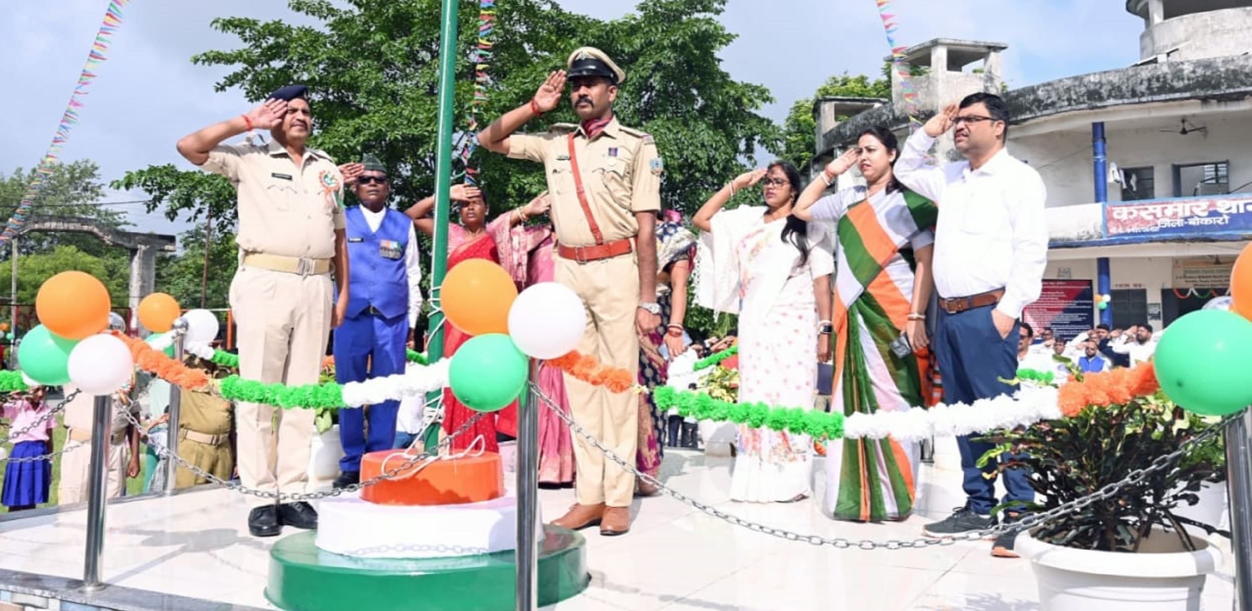 Bokaro News : कसमार में स्वतंत्रता दिवस की रही धूम