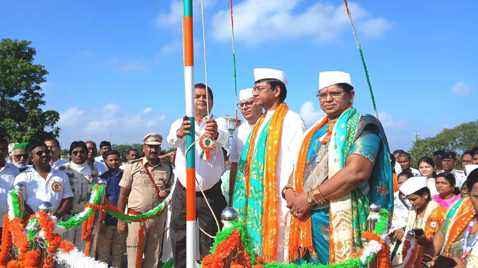 Bhagalpur news 79वां स्वतंत्रता दिवस पर अजगैवीनगरी में गूंजा राष्ट्रगान