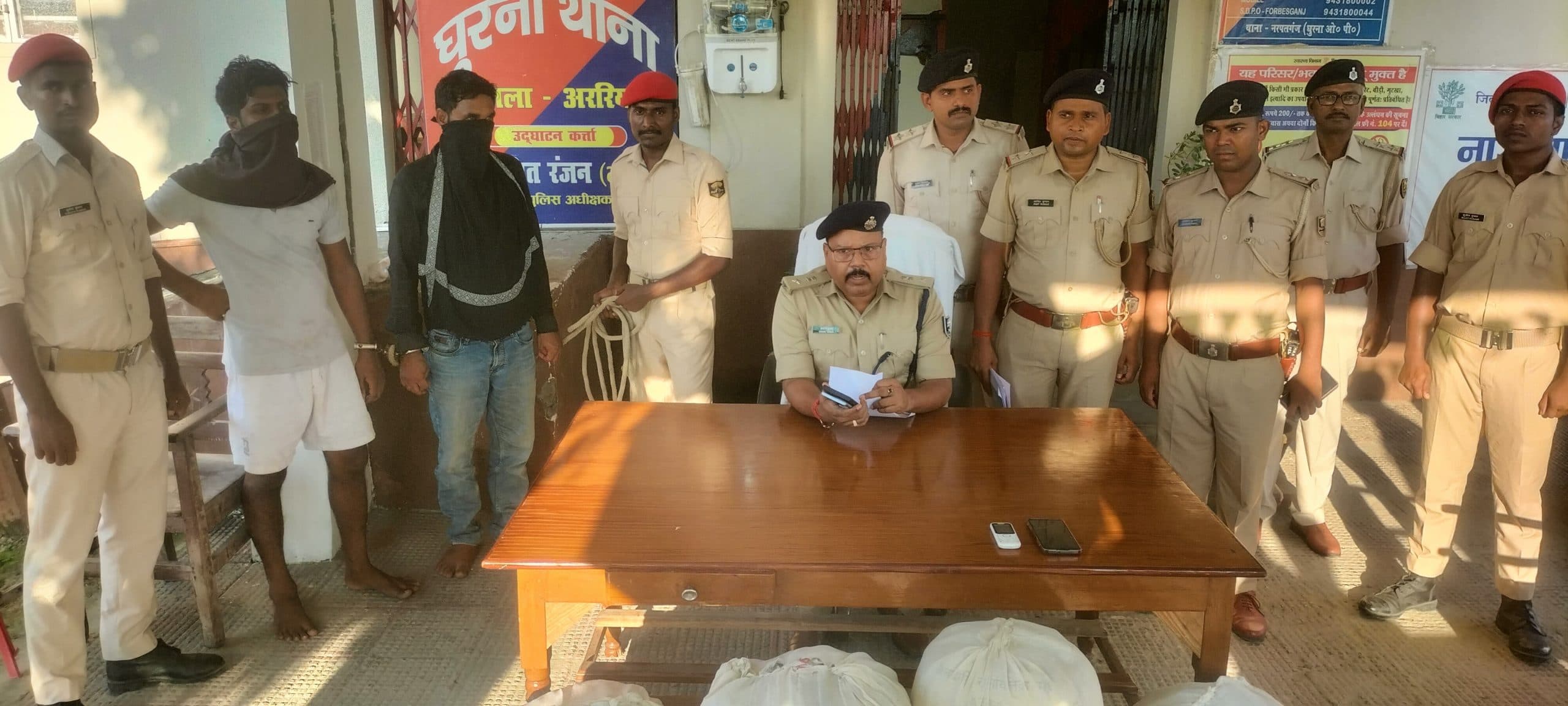 74.5 किलो गांजा के साथ दो तस्कर गिरफ्तार