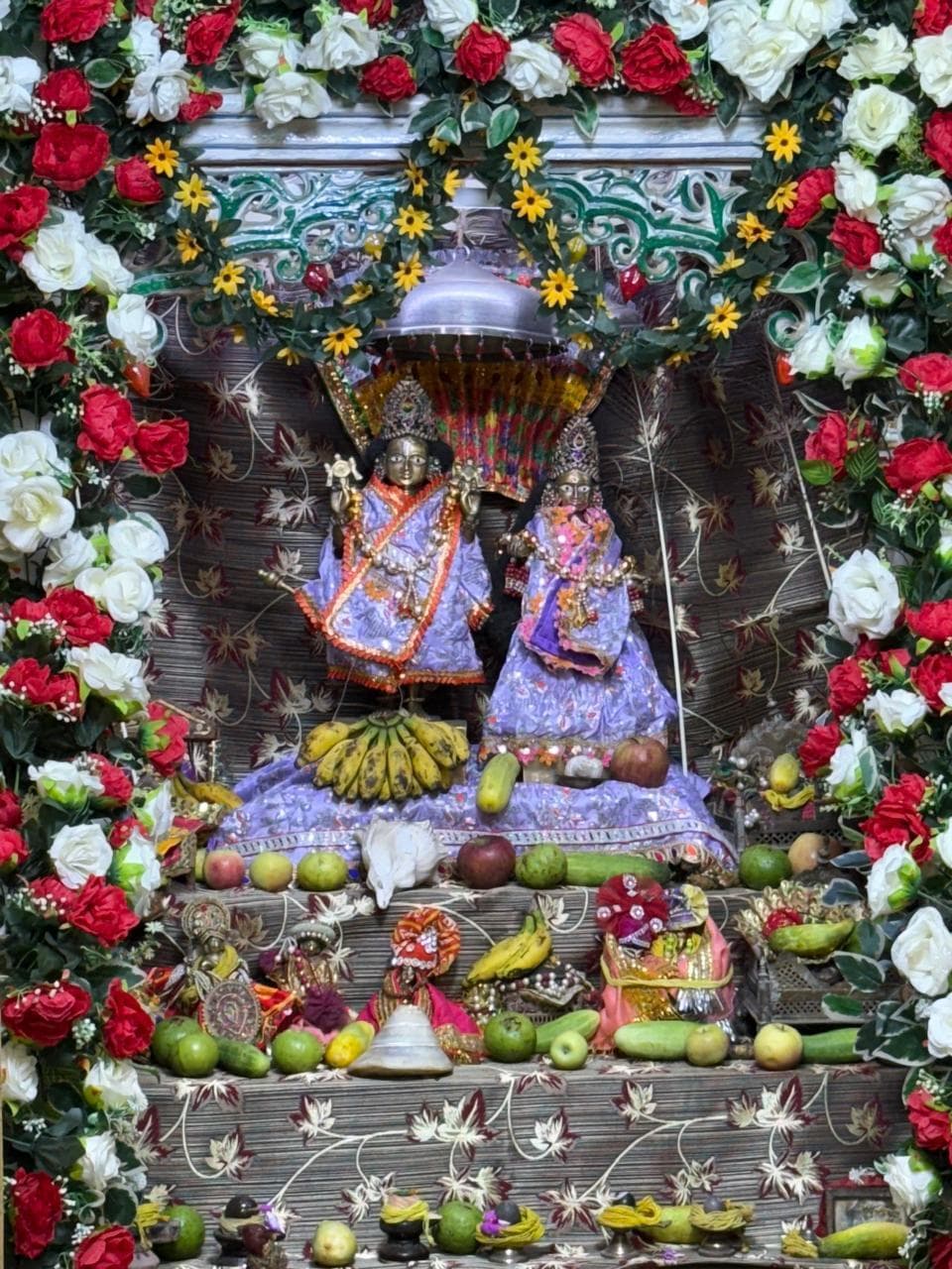 महाजनपट्टी में 104 साल पुरानी सत्यनारायण मंदिर में मनी जन्माष्टमी