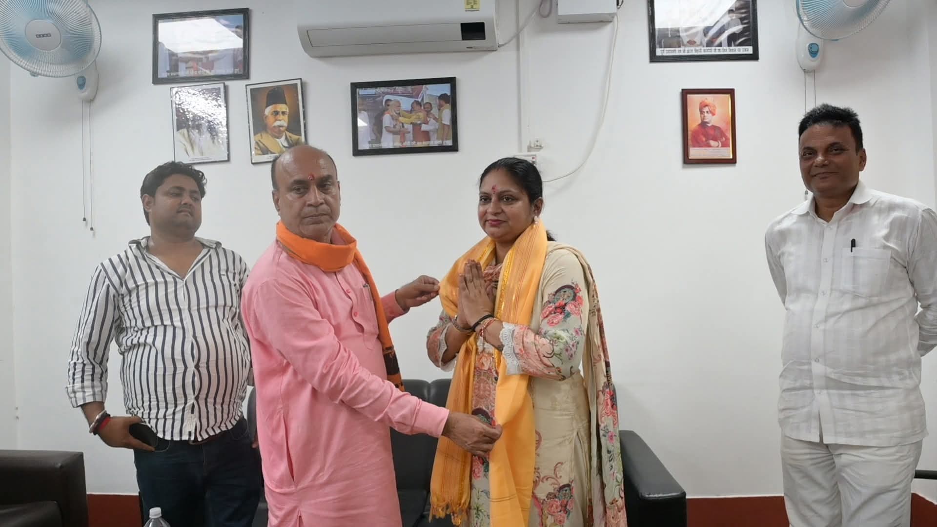 मणिपुर व नागालैंड के पदाधिकारियों का किया स्वागत